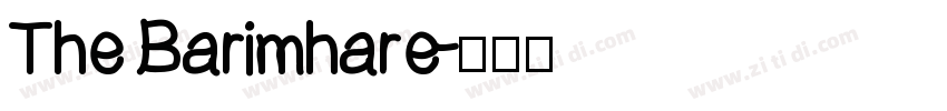 The Barimhare字体转换